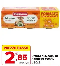 Iperal Omogeneizzato di carne PLASMON offerta
