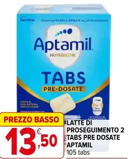 Iperal Latte di proseguimento 2 tabs pre dosate APTAMIL 105 tabs offerta