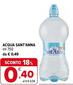 Iperal Acqua SANT'ANNA offerta
