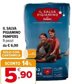 Iperal Il salva pigiamino PAMPERS offerta
