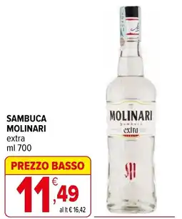 Iperal Sambuca MOLINARI offerta