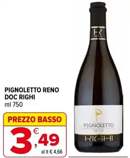 Iperal Pignoletto reno DOC RIGHI offerta