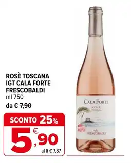 Iperal Rosè toscana igt cala forte FRESCOBALDI offerta