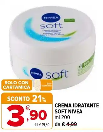 Iperal Crema idratante soft NIVEA offerta