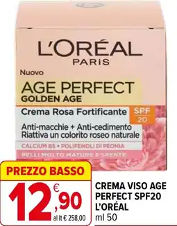 Iperal Crema viso age perfect SPF20 L'ORÉAL offerta