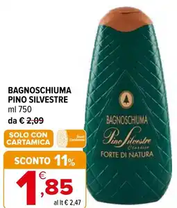 Iperal Bagnoschiuma PINO SILVESTRE offerta