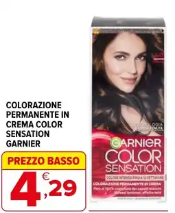 Iperal Colorazione permanente in crema color sensation GARNIER offerta