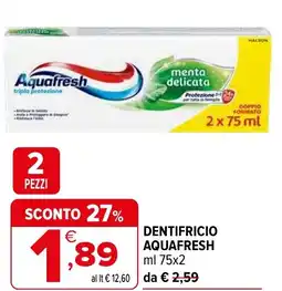 Iperal Dentifricio AQUAFRESH offerta