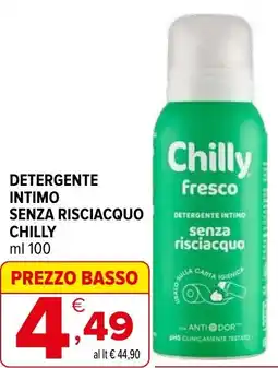 Iperal Detergente intimo senza risciacquo CHILLY offerta