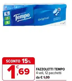 Iperal Fazzoletti TEMPO offerta