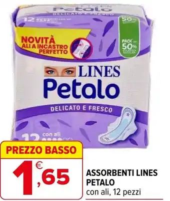 Iperal Assorbenti lines petalo offerta