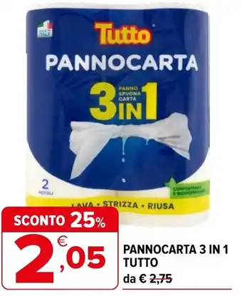 Iperal Pannocarta 3 in 1 TUTTO offerta