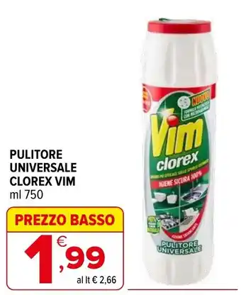 Iperal Pulitore universale clorex VIM offerta