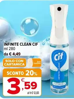 Iperal Infinite clean CIF offerta
