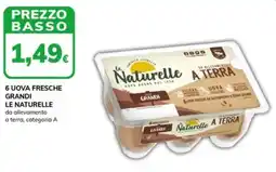 Basko 6 uova fresche grandi LE NATURELLE offerta
