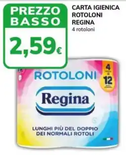 Basko Carta igienica rotoloni REGINA offerta