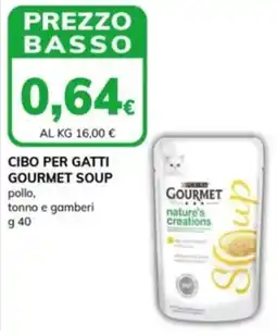 Basko Cibo per gatti gourmet soup PURINA offerta