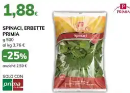 Basko Spinaci, erbette PRIMIA offerta
