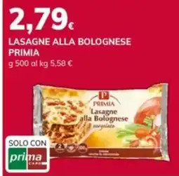 Basko Lasagne alla bolognese PRIMIA offerta