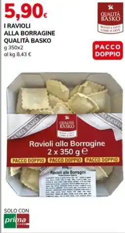 Basko I ravioli alla borragine QUALITÀ BASKO offerta