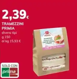 Basko Tramezzini PRIMIA offerta