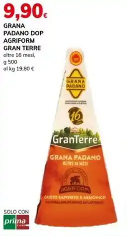 Basko Grana padano dop agriform GRAN TERRE offerta