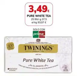 Basko Pure white tea TWININGS offerta
