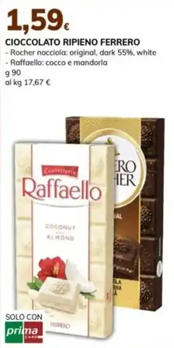 Basko Cioccolato ripieno FERRERO ROCHER offerta
