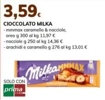 Basko Cioccolato MILKA offerta