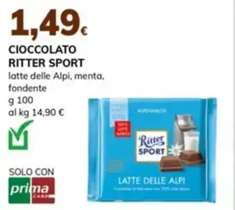 Basko Cioccolato RITTER SPORT offerta