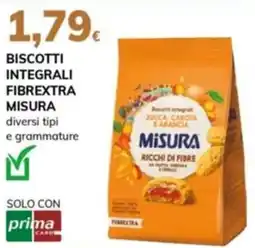 Basko Biscotti integrali fibrextra MISURA offerta