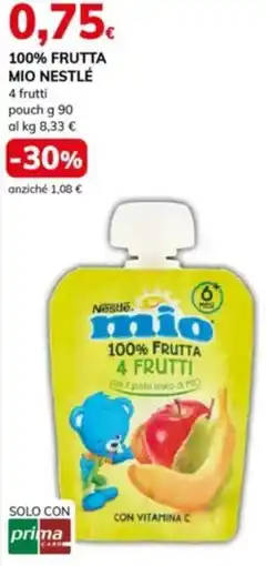 Basko 100% frutta mio NESTLÉ offerta