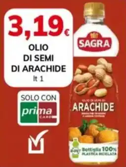 Basko Olio di semi di arachide SAGRA offerta