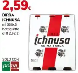 Basko Birra ICHNUSA bottigliette offerta