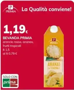 Basko BEVANDA PRIMIA arancia rossa, ananas, frutti tropicali offerta
