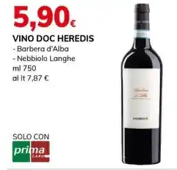 Basko Vino doc heredis barbera d'alba nebbiolo langhe offerta