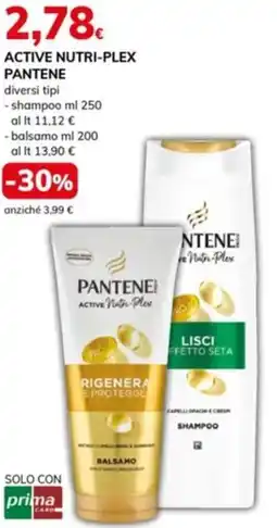 Basko Active nutri-plex PANTENE diversi tipi shampoo offerta