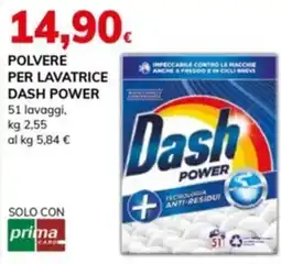 Basko Polvere per lavatrice DASH POWER 51 lavaggi, offerta