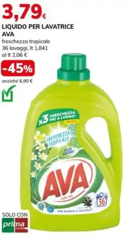 Basko Liquido per lavatrice AVA freschezza tropicale 36 lavaggi offerta