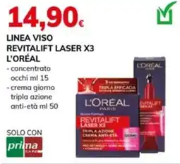 Basko Linea viso revitalift laser x3 L'ORÉAL offerta