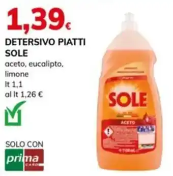 Basko Detersivo piatti SOLE offerta