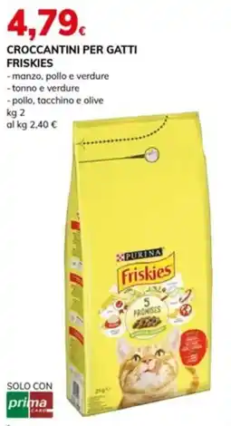 Basko Croccantini per gatti FRISKIES offerta