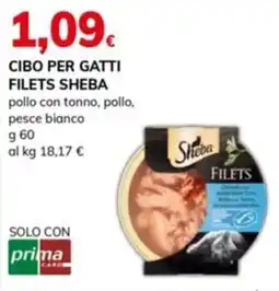 Basko Cibo per gatti filets SHEBA offerta