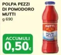 Basko Polpa pezzi di pomodoro MUTTI offerta