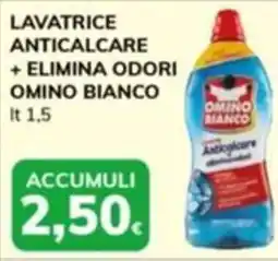 Basko Lavatrice anticalcare + elimina odori OMINO BIANCO offerta
