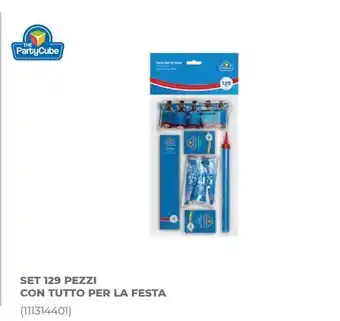 Toys Center Set 129 pezzi con tutto per la festa offerta