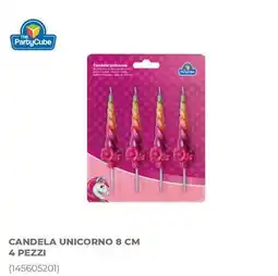 Toys Center Candela unicorno 8 cm 4 pezzi offerta