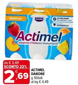 Iperal Actimel DANONE offerta