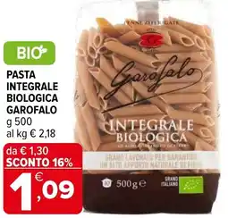 Iperal Pasta integrale biologica GAROFALO offerta