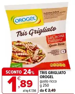 Iperal Tris grigliato OROGEL offerta